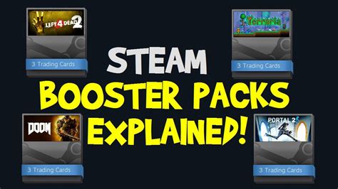 what are booster packs steam.